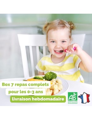 Box abonnement 7 repas - 0-3 ans