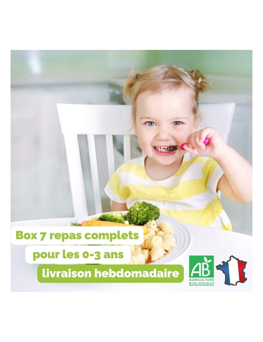 Box abonnement 7 repas - 0-3 ans