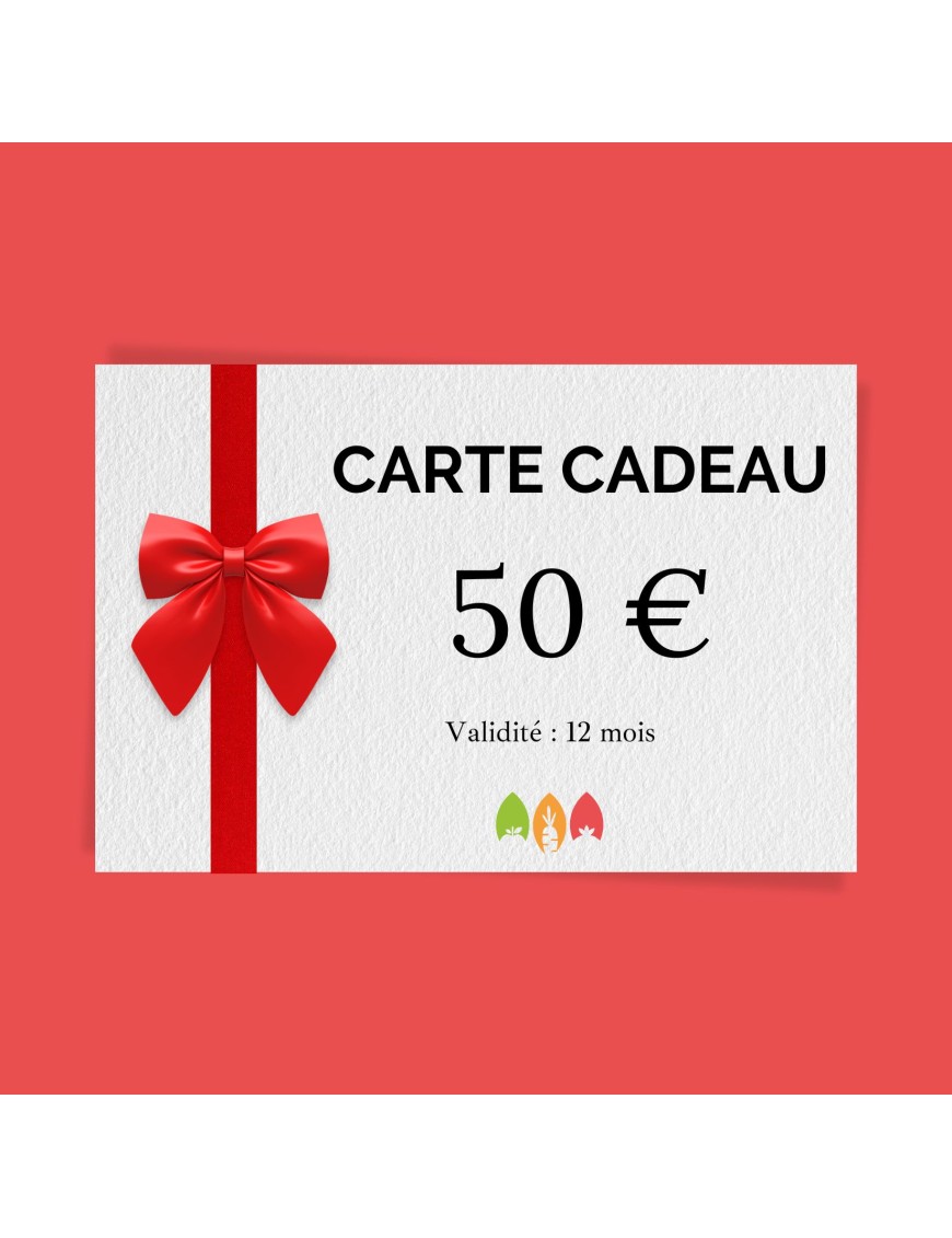 Chèque cadeau 50 euros