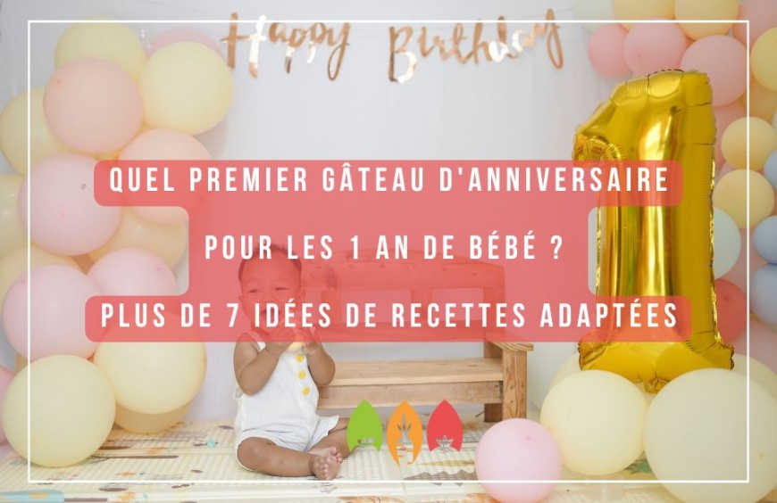 Quel premier gâteau d'anniversaire pour les 1 an de bébé ? Plus de 8 idées de recettes adaptées