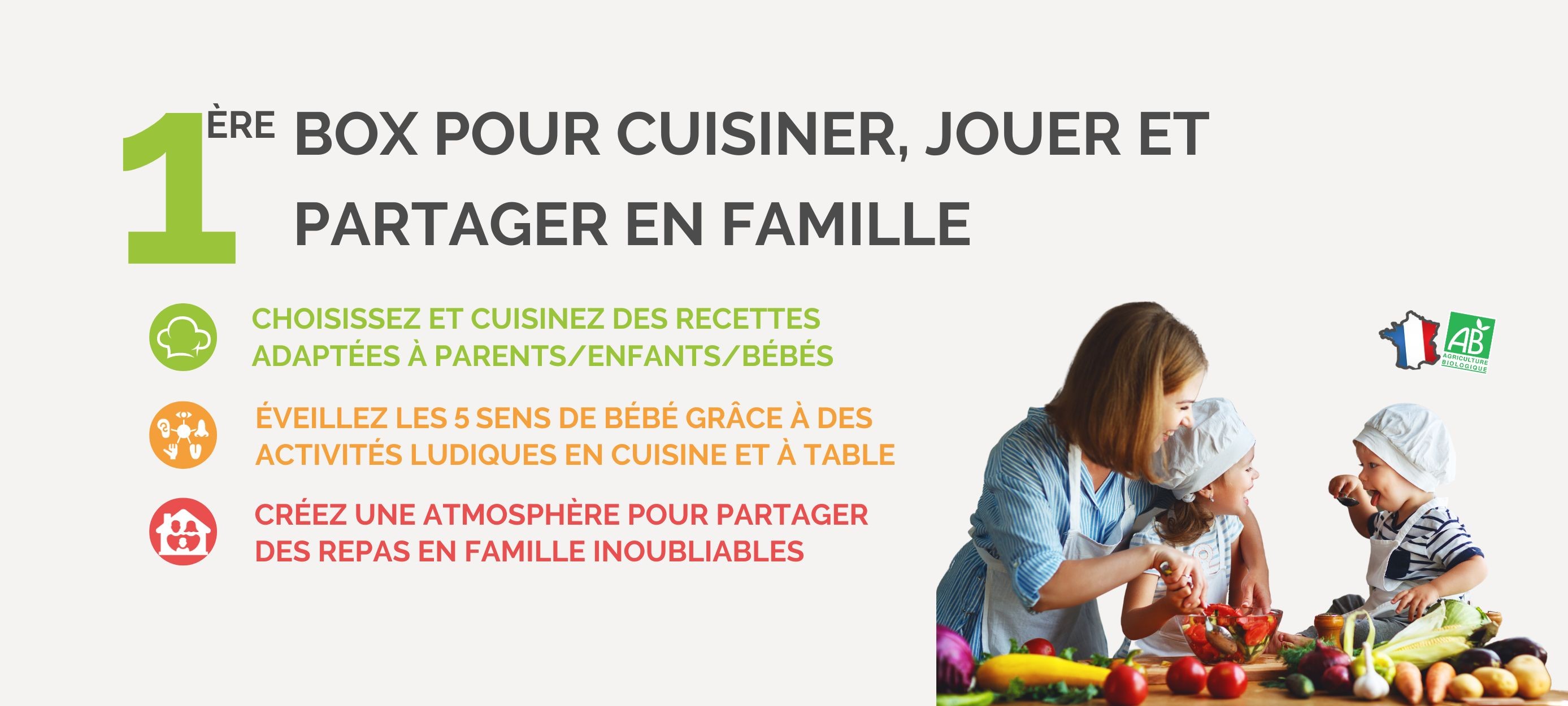 Box Pâtisserie Enfant - Activité en Famille par Abonnement Mensuel